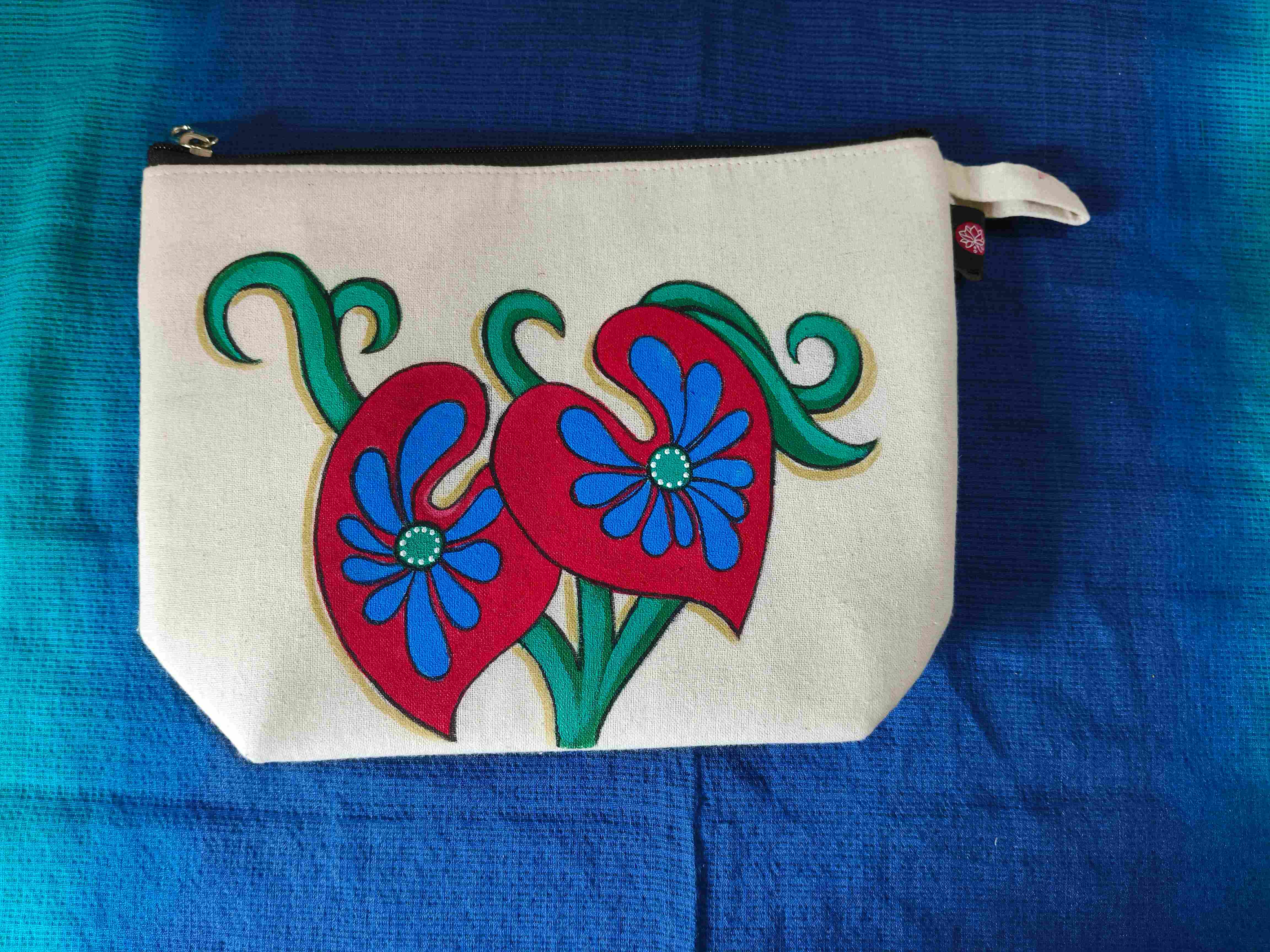 Handpainted Pouch